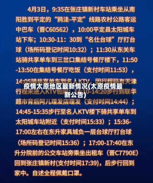 疫情太原地区最新情况(太原疫情最新公告)-第2张图片