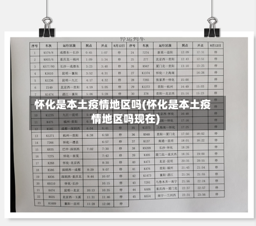 怀化是本土疫情地区吗(怀化是本土疫情地区吗现在)-第1张图片