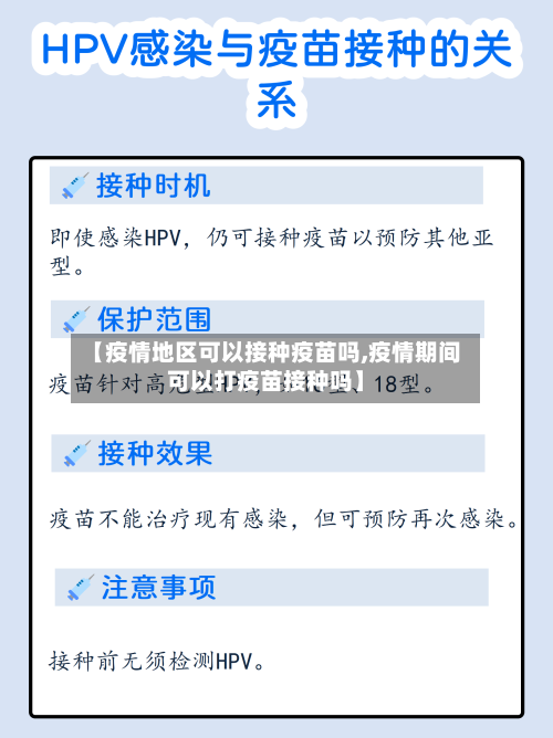 【疫情地区可以接种疫苗吗,疫情期间可以打疫苗接种吗】-第1张图片