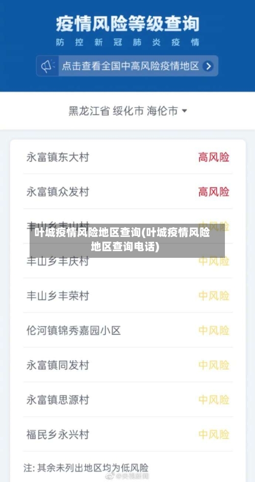 叶城疫情风险地区查询(叶城疫情风险地区查询电话)-第1张图片