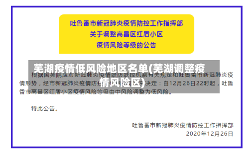 芜湖疫情低风险地区名单(芜湖调整疫情风险区)-第1张图片