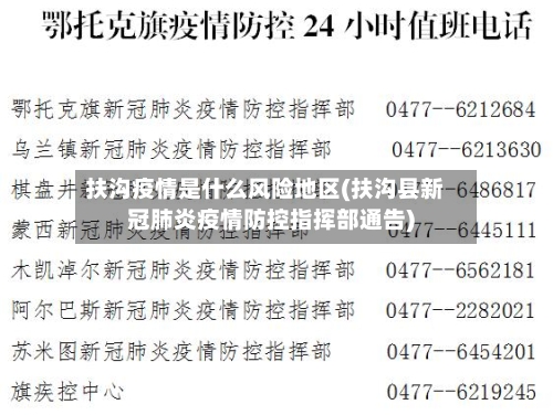 扶沟疫情是什么风险地区(扶沟县新冠肺炎疫情防控指挥部通告)-第1张图片